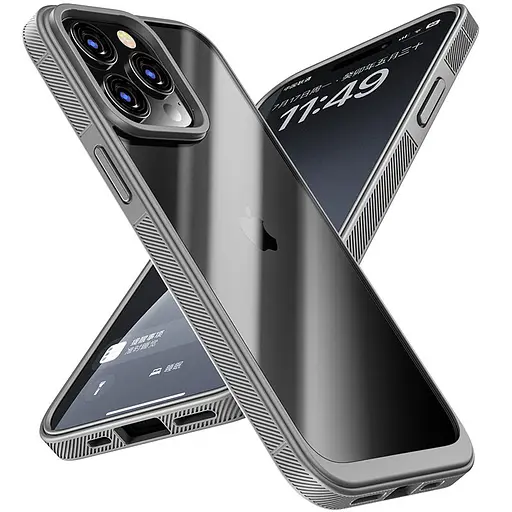 Чохол Epik TPU+PC Pulse для Apple iPhone 15 Pro 6.1 Grey - фото 4