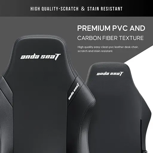 Ігрове крісло Anda Seat Luna L Black (AD18-44-B-PV) - фото 10