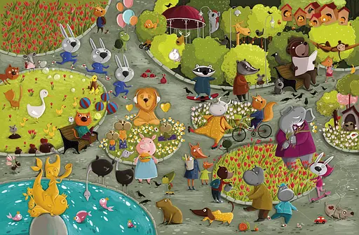 Книга Мій перший віммельбух. My First Wimmelbook. Seasons. Автор - Олена Бугренкова (ARTBOOKS) (англ.) - фото 3