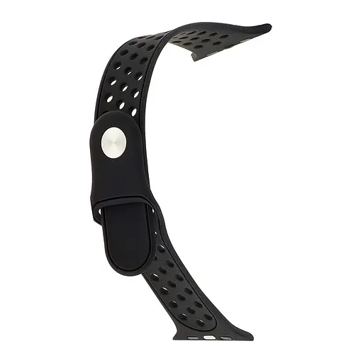 Ремешок Apple Watch Nike Sport 42/44/45/46/49 мм Черный - фото 2