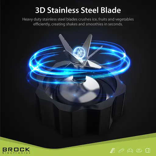 Блендер BROCK BL 1502 SS стационарный 500Вт - фото 9