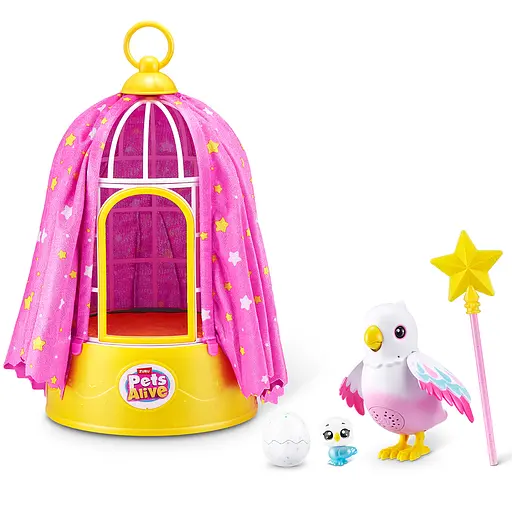Интерактивный игровой набор Pets & Robo Alive - Волшебная птичка Полли (9561) - фото 5