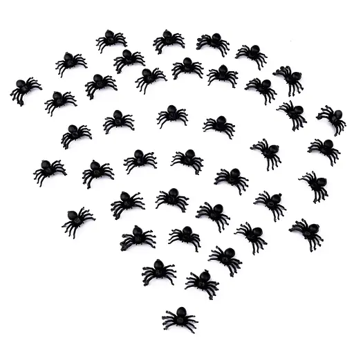 Набор пластиковых пауков Хэллоуин, 50 шт, IDEA12-HOL19 - фото 2