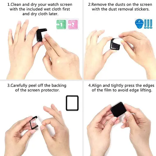 Защитная пленка Tamister для смарт-часов Xiaomi Mi Watch Lite 1 шт. - фото 6