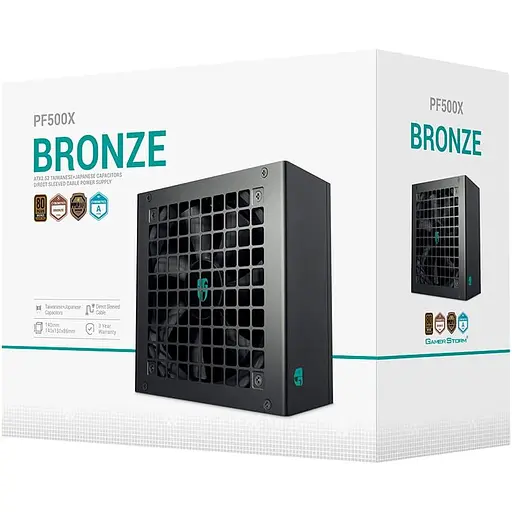 Блок живлення Deepcool GAMER STORM PF-X 500W 80+ Bronze (R-PF500X-HD0B-JGEU) - фото 7