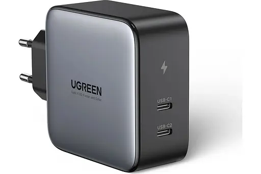 Зарядное устройство для Ugreen CD254 100 W Smart Charger евровилка (50327) - фото 9