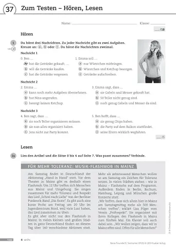 Beste Freunde B1 Testtrainer mit Audio-CD - фото 4