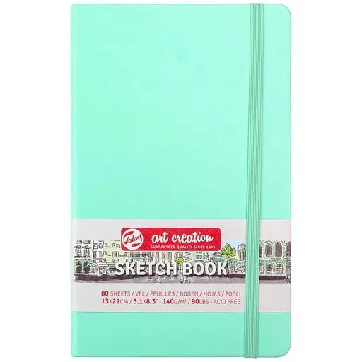 Блокнот для графіки Royal Talens Art Creation А5 (13х21см) 140г/м2 80л Fresh Mint - фото 1