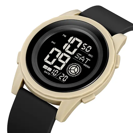 Годинник наручний чоловічий 2082KHBK Khaki-Black Skmei acs0030315 - фото 2