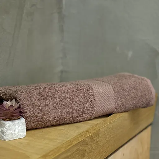 Полотенце махровое Ecotton 50 x 80 см капучино (25234)