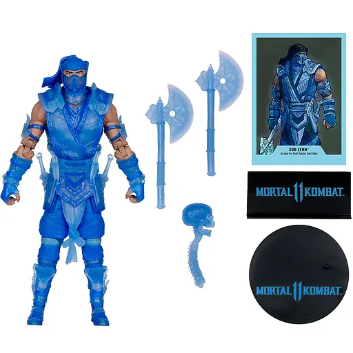 Фигурка Mortal Kombat 11 Sub-Zero - Glow In The Dark Edition - Gold Label 0 - фото 3