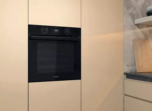 Духовой шкаф электрический Whirlpool 71 л A+ дисплей конвекция телескопические направляющие черный - фото 9