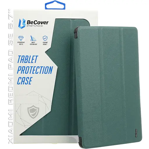 Чохол до планшета BeCover Smart Case Xiaomi Redmi Pad SE 8.7" Dark Green (711906) - фото 7