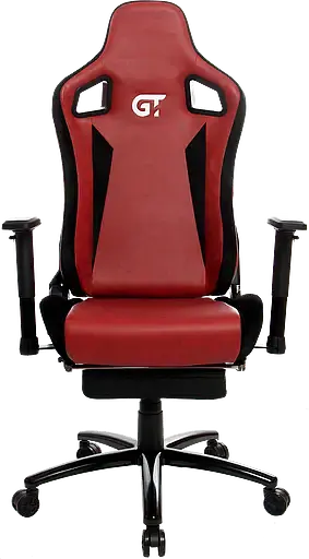 Геймерское кресло GT Racer черное с красным (X-5107 Black/Coral) - фото 2