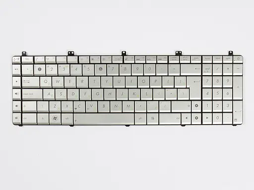 Клавиатура для ноутбука Asus N55/N75/ Silver Ru (A1528) - фото 2