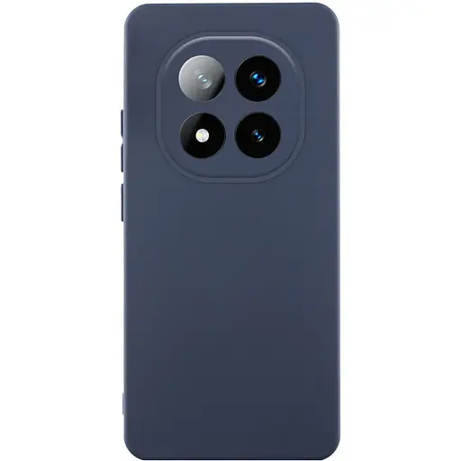 Чохол Silicone Cover Lakshmi Full Camera (AA) для Xiaomi Poco X7 Синій / Midnight Blue