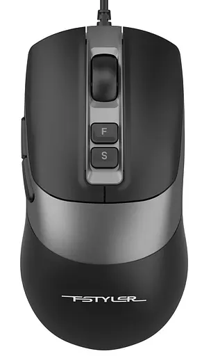 Миша A4Tech Fstyler FM50S Plus (Black) Silent USB (FM50S Plus (Black)) - фото 1