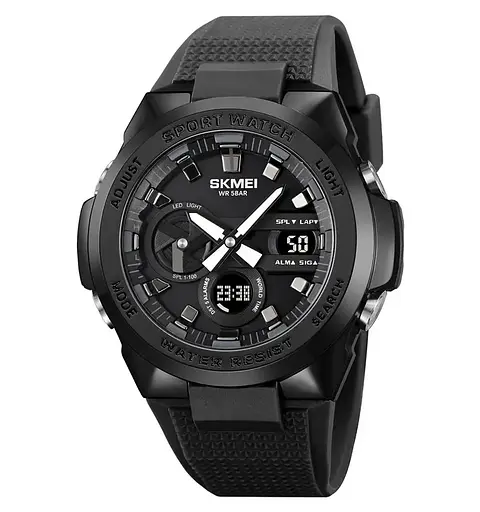 Часы мужские наручные спортивные Skmei 2105 (Черный)