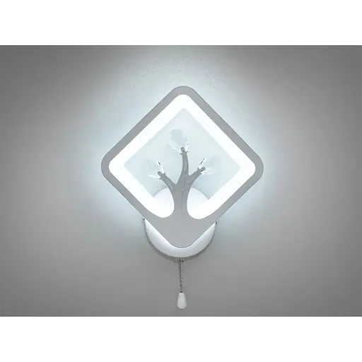 Декоративний світлодіодний прикроватний світильник Diasha 15 Вт білий - фото 1