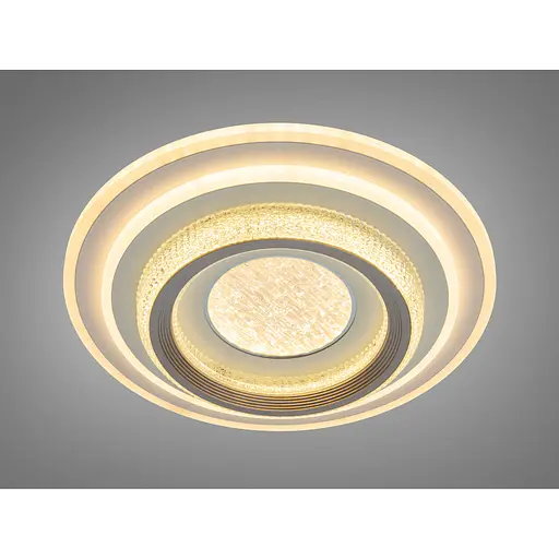 Світлодіодний стельовий світильник Romin сірий 34 Вт CCT - фото 1