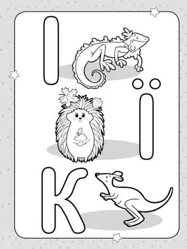 Розмальовка для найменших. Розфарбуй букви - фото 5