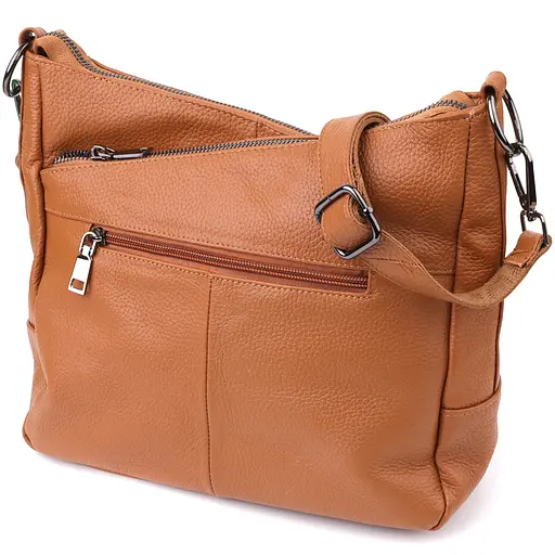 Женская сумка Vintage на два отделения из натуральной кожи 26х24х10 см sum0027604 - фото 2