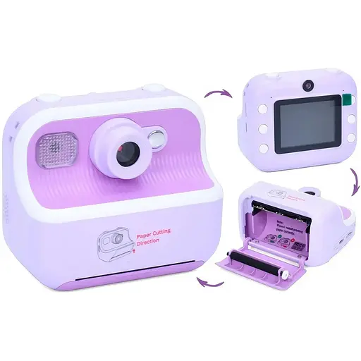 Детский фотоаппарат Print Camera M8 с 2 камерами и функцией моментальной печати фото - фото 6
