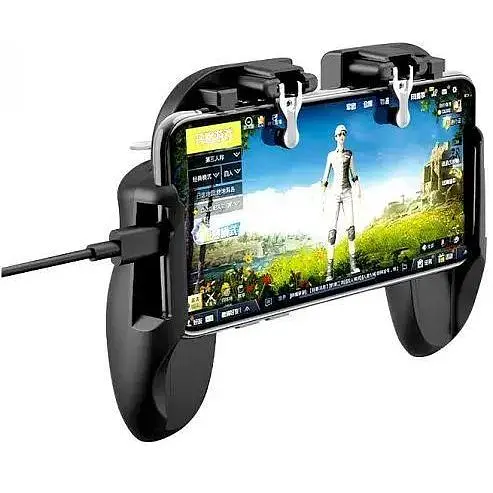 Игровой контроллер XO для телефона с охлаждением XO-H6B Radiaotor handle with battery 300mAh черный - фото 1