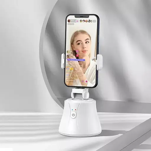 Держатель поворотный - Штатив следящий Baseus 360 AI Following (SUYT-B02) белый - фото 7