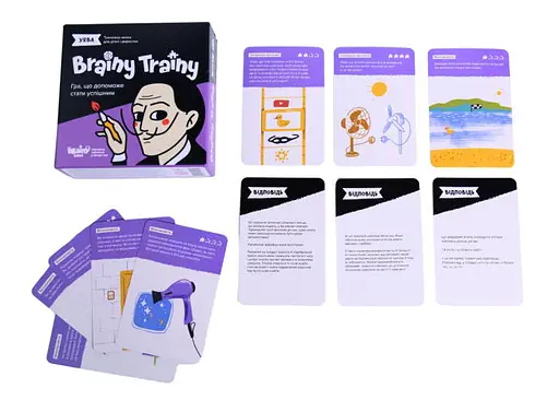 Настольная игра Brainy Trainy Brainy Trainy Воображение (укр.) (УКР060) - фото 6
