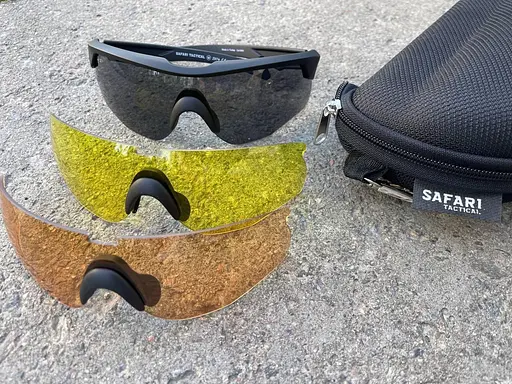 Баллистические очки Safari со сменными линзами (3 шт.) - фото 3