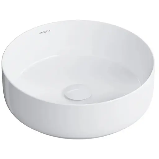Умивальник Omnires Tulsa 36 см gloss white TULSA355BP, Білий - фото 1