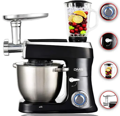 Кухонная машина DMS 3в1 2200w Black - фото 2
