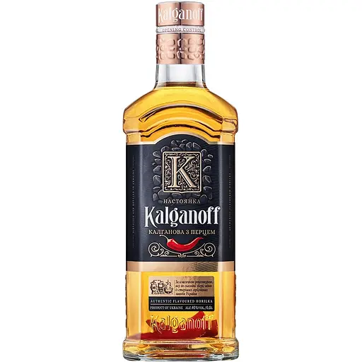 Настойка Kalganoff Калганова с перцем 40% 0.5 л