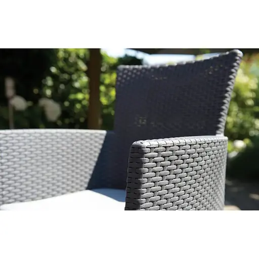 Комплект садових меблів Allibert Keter Rosario balcony set графіт - прохолодний сірий - фото 5