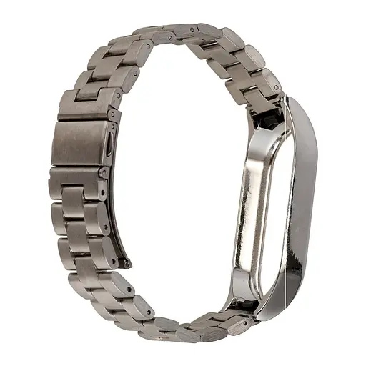 Ремешок Steel Strap Mi Band 8 Серебристый - фото 2