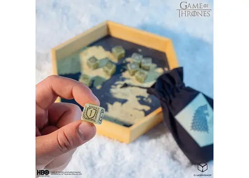 Набір кубиків Game of Thrones. Stark 10xD6 Dice Set (10 шт.) (GOT/00190166/2025/1/B) - фото 4