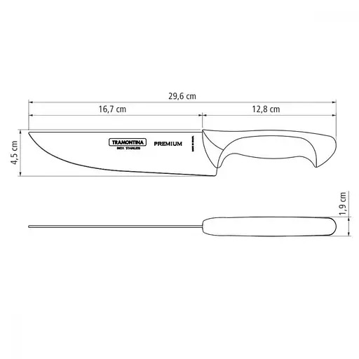 Набор ножей из 3 предметов Tramontina Premium 24499/811 - фото 4