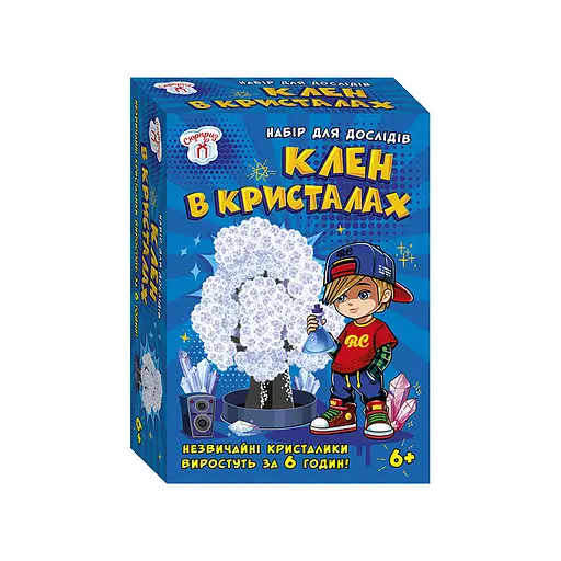 Набір для експериментів Клен у кристалах Ранок 10114180 білий - фото 1