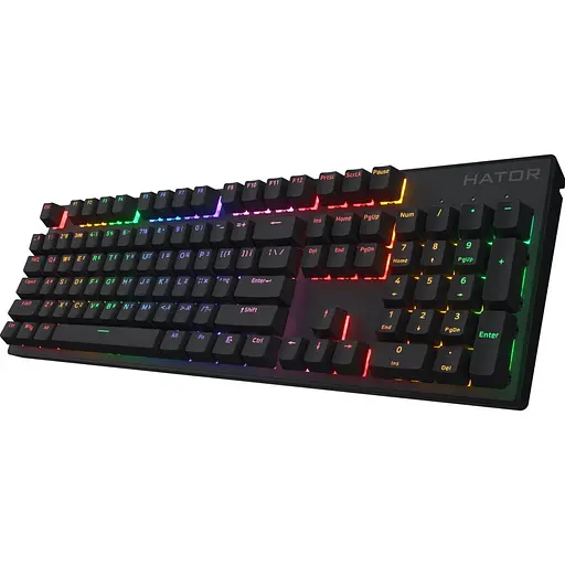 Клавіатура Hator Icefall Mecha Rainbow USB Black HTK104UA (136479) - фото 3