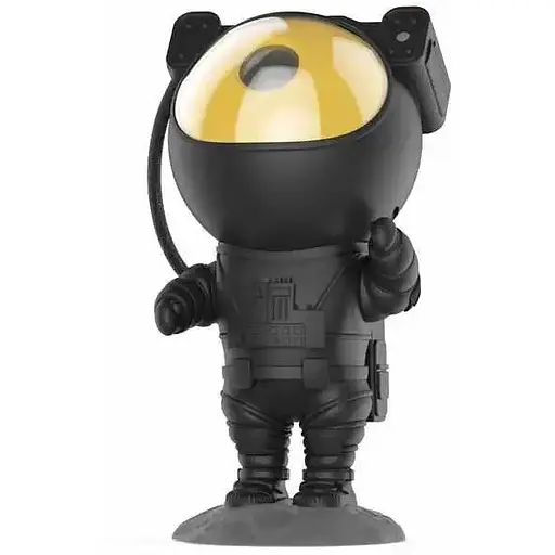 Ночной проектор Космонавт-Астронавт звездное небо на потолке с пультом с 8 режимами проекции 5 уровней яркости таймер 45-90 мин Черный - фото 1