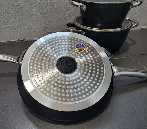 Набір каструль Casa Royal Diamond Pro Pearl P-UKR2010 з покриттям Greblon Diamond Чорний - фото 5