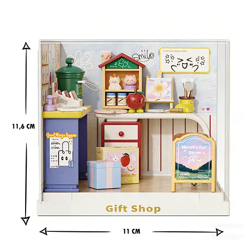 Конструктор-румбокс Mini House серії Інтер'єр Міні - Крамниця подарунків (8037) - фото 2