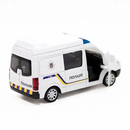 Автомодель детская Полиция MERCEDES-BENZ SPRINTER TechnoDrive 250294 инерционная - фото 2