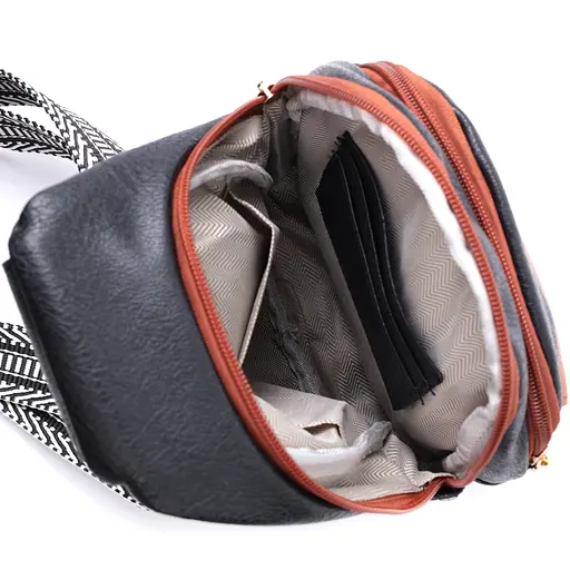 Женская сумка Vintage через плечо с отверстием для наушников из экокожи 17х27х6.5 см sum0026978 - фото 8