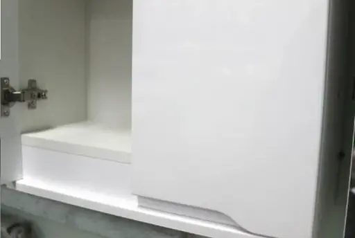 Шафа Пік Альба для ванної розкривна навісна 50 см Білий 30412 - фото 3