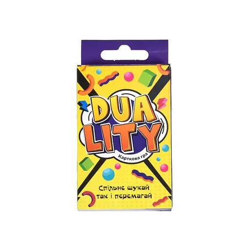 Настільна карткова гра "Duality" Strateg 30392 українською мовою 35 карток - фото 1