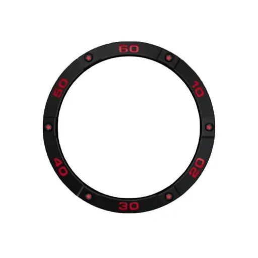 Безель Sikai для смартгодинника Xiaomi Watch S3 Black-red - фото 2