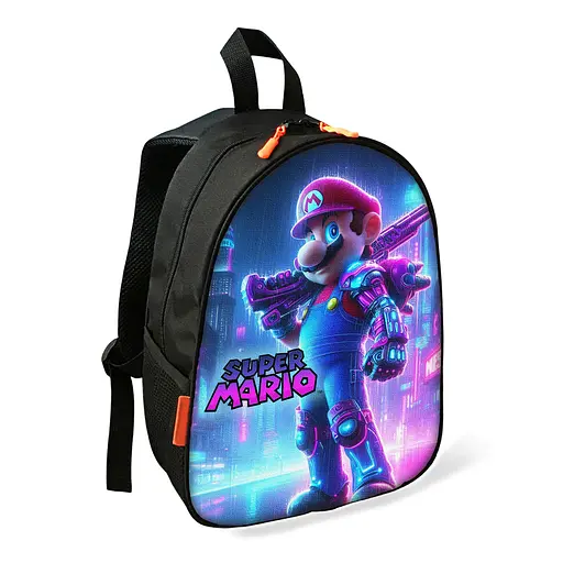 Рюкзак Супер Марио детский школьный/городской 34х27х13 см для мальчика (02459)