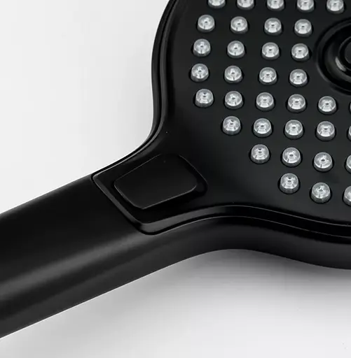 Душевая лейка, 3-режим, черный Gappo G004, Черный матовый - фото 7